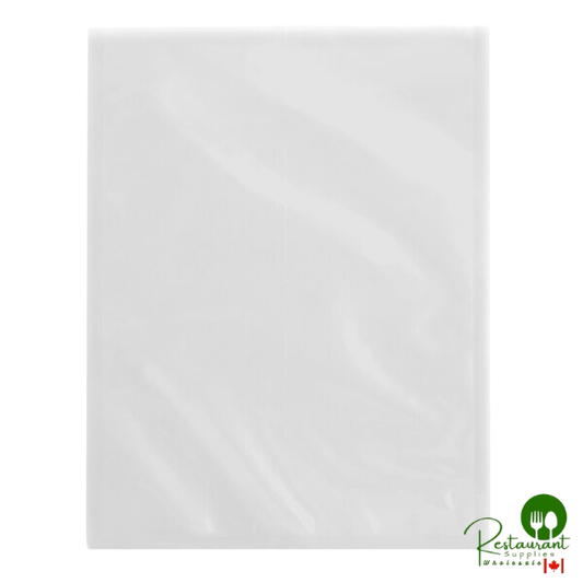 Waring WCVQT100 7" x 11" 1 Qt. Chamber Vacuum Packaging Pouches / Bags 3 Mil - 100/Case