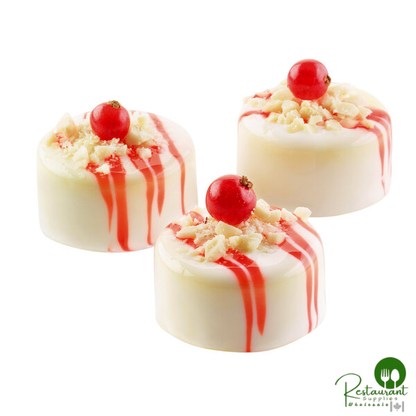 Silikomart SQ061 96 Compartment Pomponettes Silicone Baking Mold - 1 7/16" x 1 7/16" x 11/16" Cavities