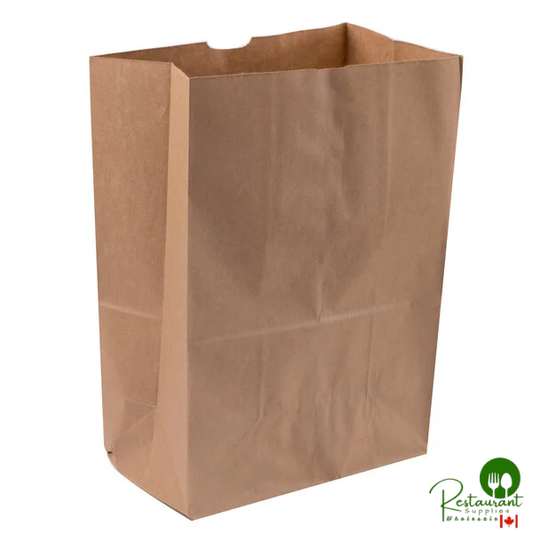 Duro 1/6 Natural Kraft Paper Barrel Sack - 500/Bundle