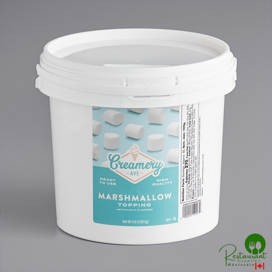 Creamery Ave. Ready-to-Use Marshmallow Dessert / Sundae Topping 11 lb. - 2/Case