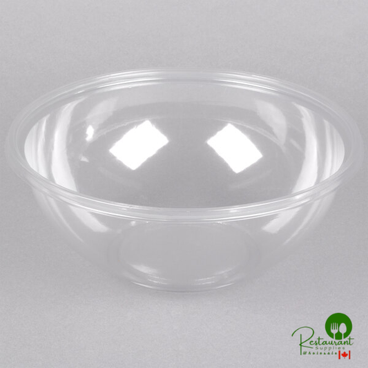 Sabert 12160A50 FreshPack 160 oz. Clear PET Round Bowl - 50/Case | Canada