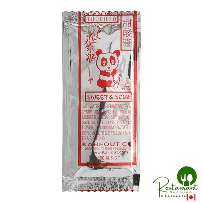 Kari-Out Company Sweet and Sour Sauce 10 Gram Packet - 450/Case