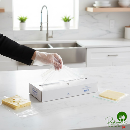 LK Packaging 12" x 10 3/4" Plastic Deli Wrap and Bakery Wrap - 10,000/Case