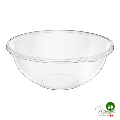 320 oz. Clear PET Plastic Round Catering / Serving Bowl By Prime - 25/Case