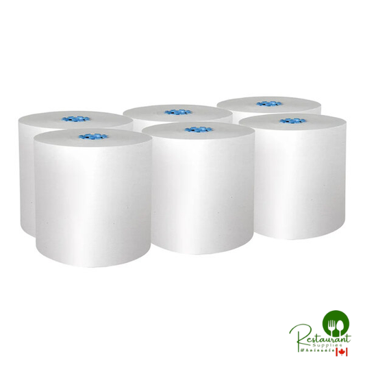 Scott® Pro White 1-Ply Hard Roll Paper Towel Roll, 900' / Roll - 6/Case