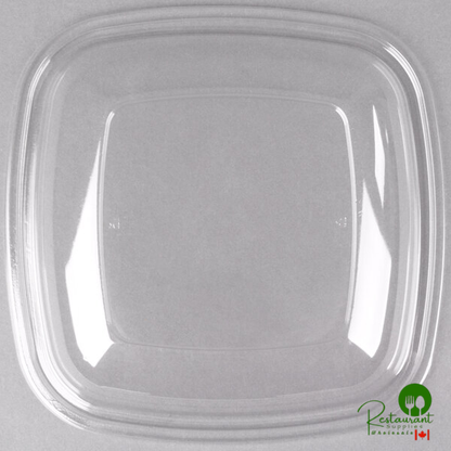 Sabert 52900B150 Bowl2 Clear Dome Lid for 64 oz. Square Bowls - 150/Case