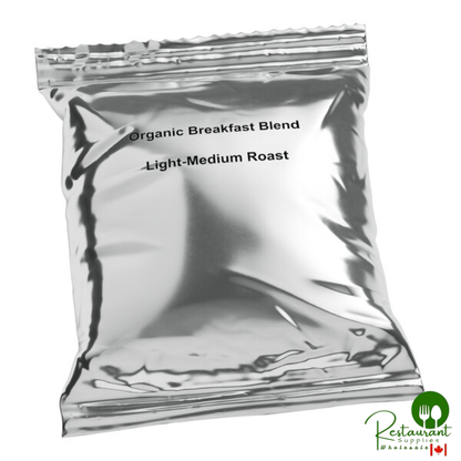 Crown Beverages Organic Breakfast Blend Coffee Packet 2.5 oz. - 24/Case