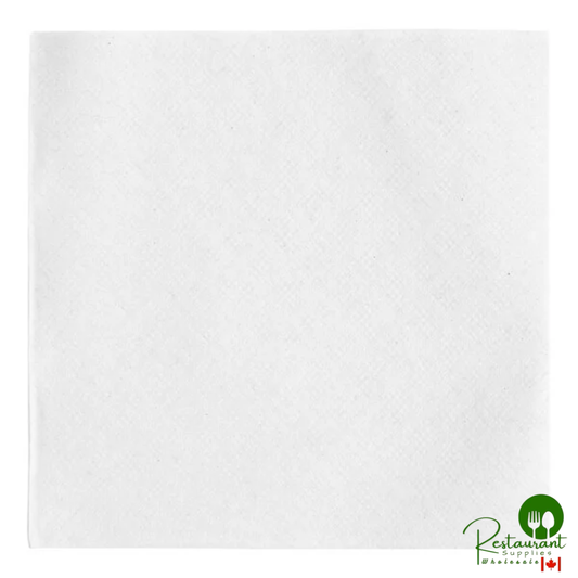Tork Universal 9 7/16" Square 1-Ply 1/4 Fold White Beverage Napkin - 4,000/Case