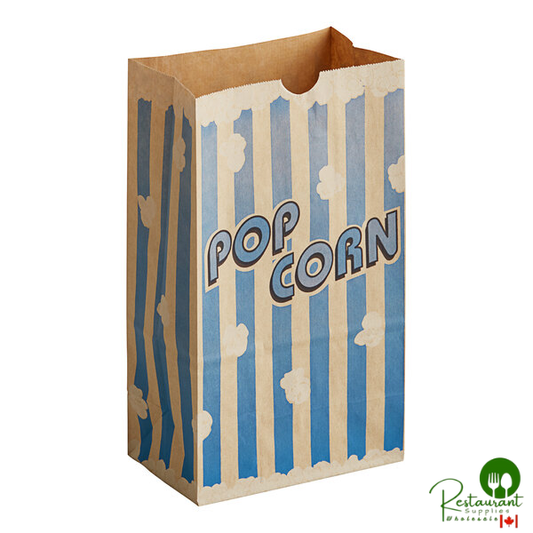 Bagcraft Packaging 300612 5 1/2" x 3 1/4" x 8 5/8" 85 oz. EcoCraft Popcorn Bag - 500/Case