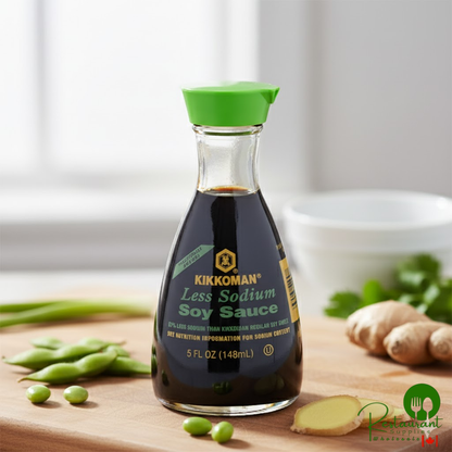 Kikkoman 5 fl. Oz. Traditionally Brewed Less Sodium Soy Sauce Dispenser