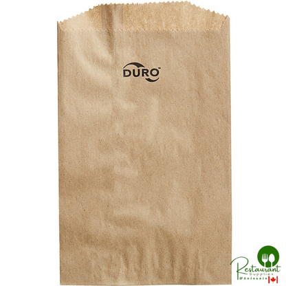 Duro 6" x 9" Brown Merchandise Bag - 1,000/Bundle