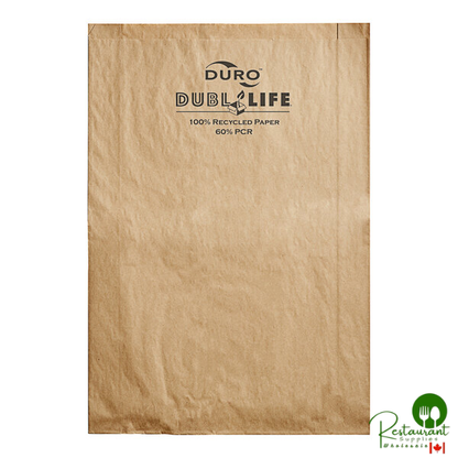 Duro 17" x 24" Brown Merchandise Bag - 500/Bundle