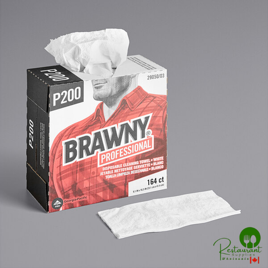 Brawny Professional Tall Box Disposable Industrial Cleaning Towel P200 - 830/Case