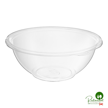 80 oz. Clear PET Plastic Round Catering / Serving Bowl By Prime - 25/Case