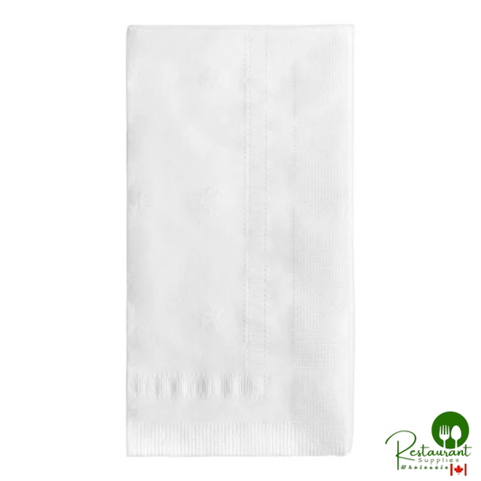 Tork Advanced 13" x 16" 2-Ply White 1/6 Fold Dinner Napkin - 2,802/Case