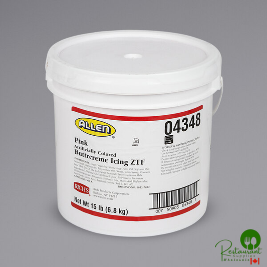 Rich's Pink Buttrcreme Icing - 15 lb. Pail