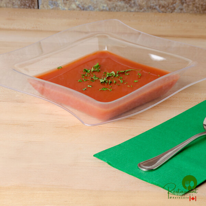 Fineline Wavetrends 112-CL Clear Plastic Bowl 12 oz. - 120/Case