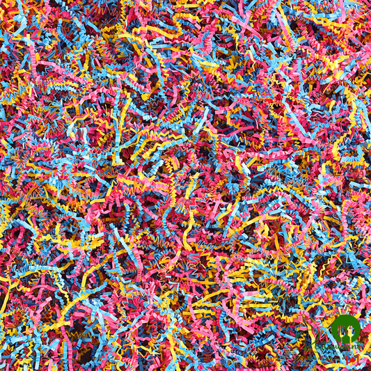 10 lb. Crinkle Paper Shred Fiesta Blend By Prime