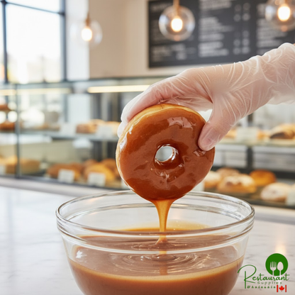 Rich's Allen Classic Caramel Cake and Donut Icing - 23 lb. Pail