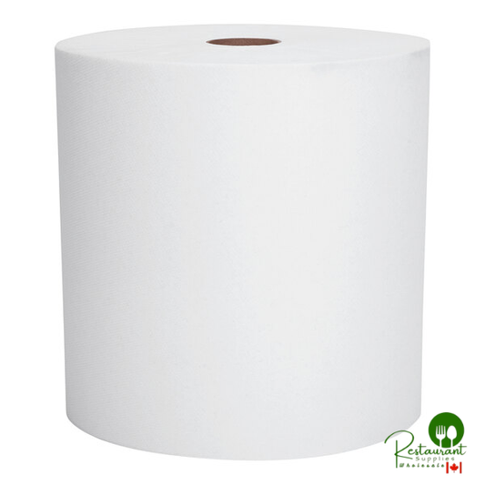 Scott® Essential 8" Hard Roll 1-Ply Paper Towel Roll, 800' / Roll - 12/Case
