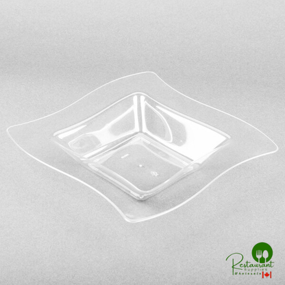 Fineline Wavetrends 112-CL Clear Plastic Bowl 12 oz. - 120/Case