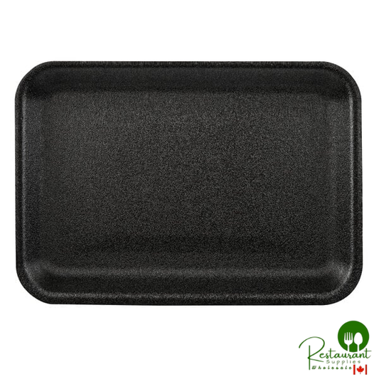 CKF 87803 (#2S) Black Foam Meat Tray 8 1/4" x 5 3/4" x 1/2" - 500/Case
