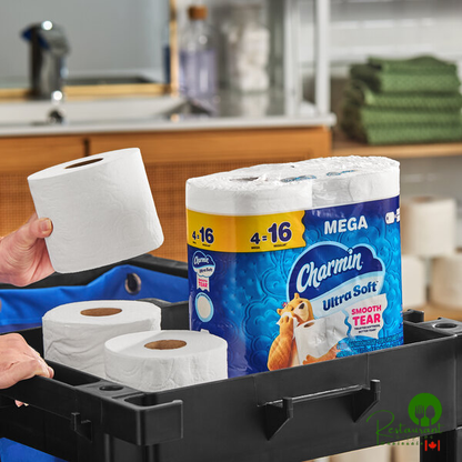 Charmin Ultra Soft 4" x 4" 2-Ply 208-Sheet Toilet Paper Mega Roll - 16/Case