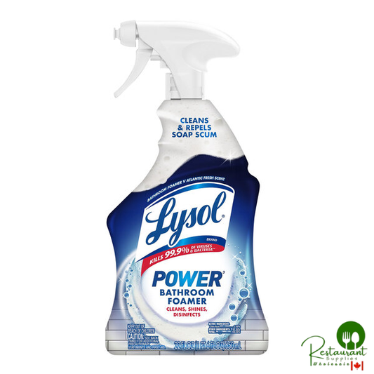 Lysol RAC90036CT 22 oz. Power Bathroom Foamer Spray - 6/Case