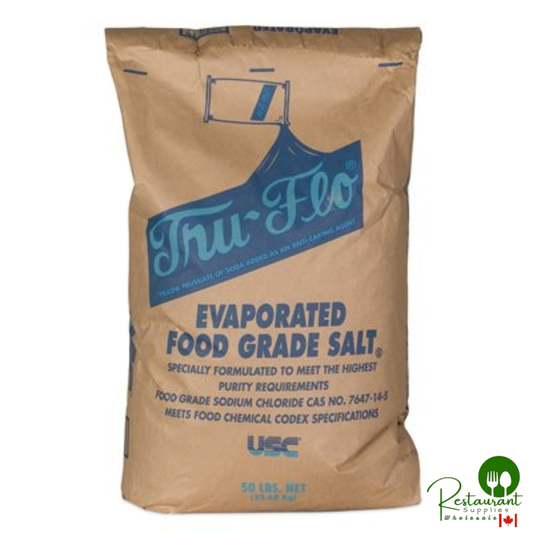 Tru-Flo Evaporated Food Grade Salt - 50 lb Bag