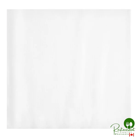 Tork LinStyle 15" x 16" White Flat Pack Dinner Napkins - 1,000/Case