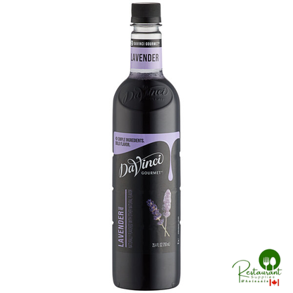 DaVinci Gourmet Classic Lavender Flavoring Syrup 750 mL - 4/Case