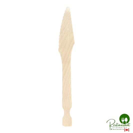 Earthwise 7" Natural Wood Knives Refill - 1,000/Case