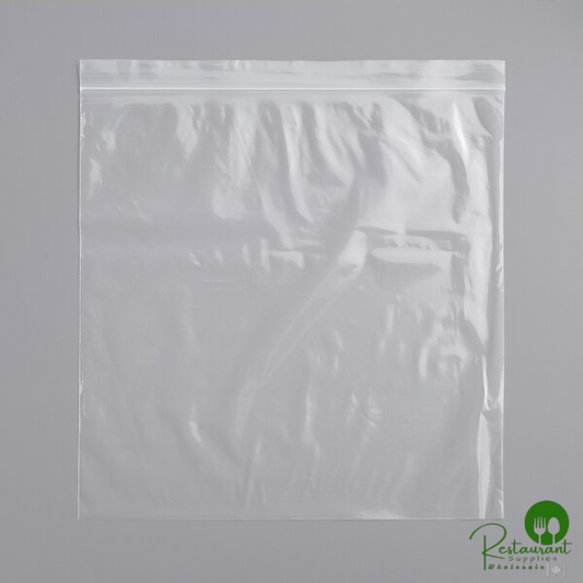 LK Packaging Clear Line 12" x 12" Seal Top Plastic Food Bag - 1,000/Case