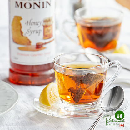Monin Premium Honey Syrup 1 Liter - 4/Case