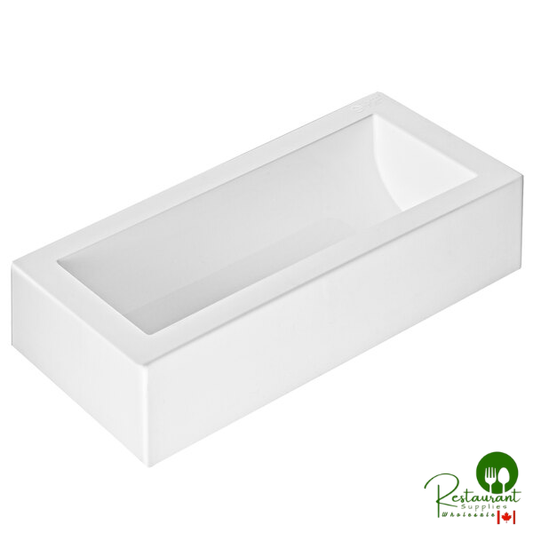 Silikomart KIT BUCHE WOOD Individual Log Silicone Baking Mold with Wood-Textured Mat - 9 11/16" x 3 1/2" x 2 11/16" Cavity