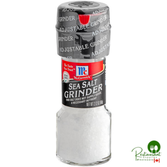 McCormick Sea Salt Grinder 2.12 oz. - 36/Case