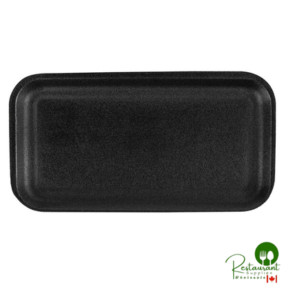 CKF 87817 (#17S) Black Foam Meat Tray 8 1/4" x 4 1/2" x 1/2" - 1,000/Case