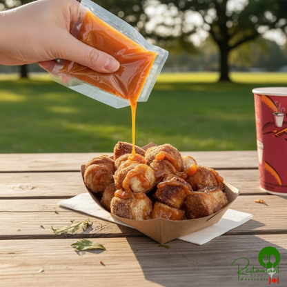 Clown Single-Serve Caramel Icing 2 oz. - 198/Case