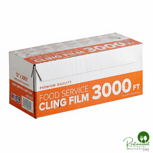 12" x 3000' Foodservice Film with Serrated Cutter By Prime