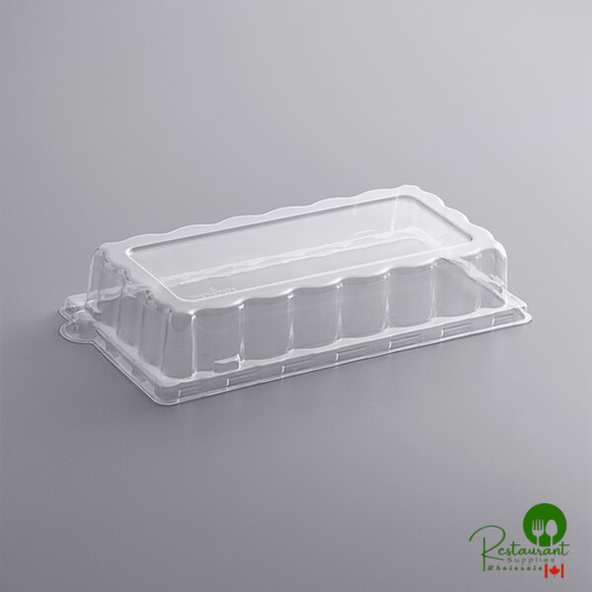 Fineline 42RCPL105 Conserveware PETE Dome Lid for 10" x 5" Rectangular Plate - 500/Case