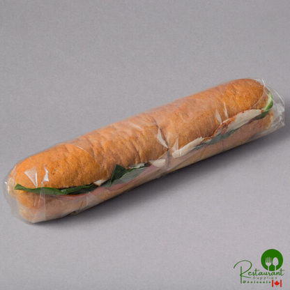 LK Packaging 16" x 16" BOPP Clear Deli Sandwich Wrap - 1,000/Case