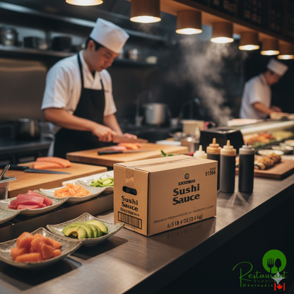 Kikkoman Sushi Sauce (Unagi Tare) 5.25 lb. - 6/Case