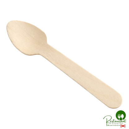 Eco-gecko Heavy Weight Disposable Wooden Taster Spoon - 10,000/Case
