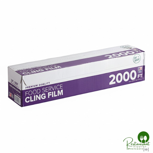24" x 2000' Foodservice Film with Serrated Cutter By Prime
