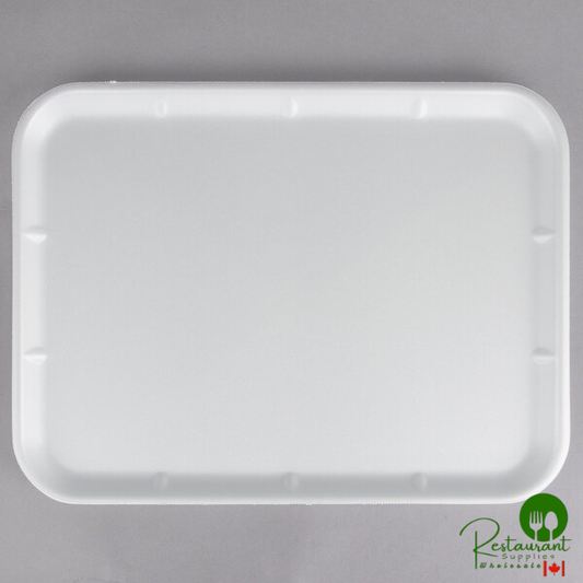 CKF 88140 White Foam Meat Tray 16" x 12" x 5/8" - 100/Case