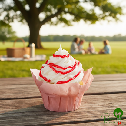 Satin Ice Red Vanilla Glitter Glaze 10 oz. - 3/Case