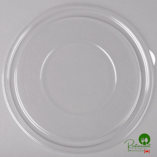 Sabert 51080A50 FreshPack Clear Flat Round Lid for Shallow 64 oz. and Round 80 oz. Bowls - 50/Case | Canada