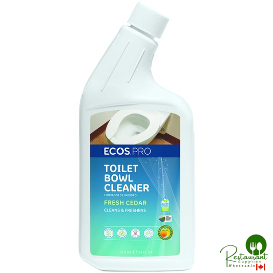 ECOS PL9703/6 Pro 24 fl. oz. Fresh Cedar Scented Toilet Bowl Cleaner - 6/Case