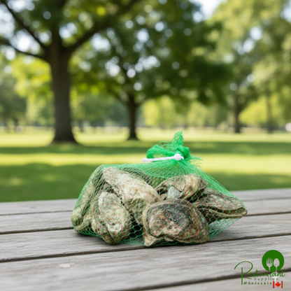 Royal Paper RMB1000C 24" Green Plastic Mesh Produce / Seafood Bag - 1,000/Case