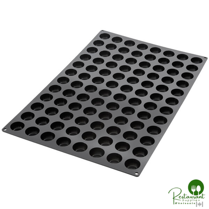 Silikomart SQ061 96 Compartment Pomponettes Silicone Baking Mold - 1 7/16" x 1 7/16" x 11/16" Cavities